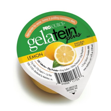 Gelatein Plus - Oral Supplement Lemon Flavor Ready to Use 4 oz. Cup - 11703