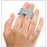 3-Point Products Strap Protective Buddy Loop Finger Gray 5X.75" 100/Package - P1003-100