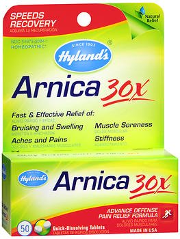 Hylands Hylands Pain Relief 30X Strength Arnica Montana Tablet 50 per Bottle - 35497332661