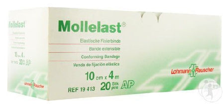Lohmann & Rauscher Mollelast Conforming Bandage Viscose / Polyamide 4 Inch X 4-2/5 Yard Roll Shape NonSterile - 19413