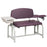 Clinton Industries Lab X Series Blood Drawing Chair Padded Flip Arm Burgundy - 66010-3BG
