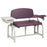 Clinton Industries Lab X Series Blood Drawing Chair Padded Flip Arm Wedge Wood - 66000B-3WW