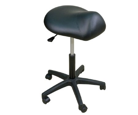 Oakworks Premium Stool Pneumatic Height Adjustment, Low Height Coal - 60370-T01