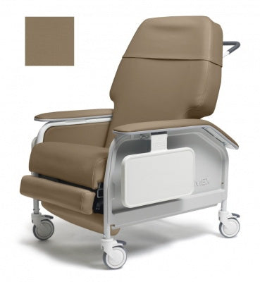 Graham-Field Lumex Extra-Wide Clinical Care Recliner Taupe Four Tente Swivel Caster, Three Locking Caster Four Tente Swivel Caster, Three Locking Caster - FR587W8584