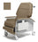 Graham-Field Lumex Extra-Wide Clinical Care Recliner Taupe Four Tente Swivel Caster, Three Locking Caster Four Tente Swivel Caster, Three Locking Caster - FR587W8584