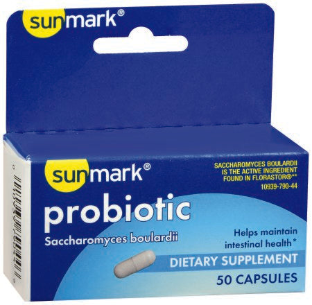 McKesson sunmark Probiotic Dietary Supplement 50 per Bottle Capsule - 10939-0790-44