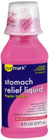 McKesson sunmark Anti-Diarrheal 262 mg Strength Liquid 8 oz. - 49348001441