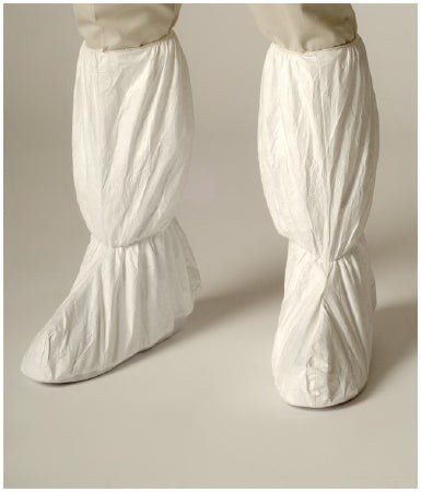 Fisher Scientific DuPont DuPont Tyvek IsoClean Boot Cover Small Knee High PVC Sole White NonSterile - 17988088