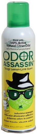 Jay Manufacturing Inc Odor Assassin Air Freshener Liquid 6 oz. Can Lemon Lime Scent - 124948
