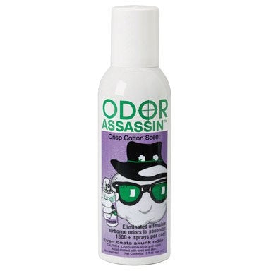 Jay Manufacturing Inc Odor Assassin Air Freshener Liquid 6 oz. Can Crisp Cotton Scent - 125710