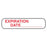 Apothecary Products - Pre-Printed Label Advisory Label White Paper EXPIRATION/DATE _____ Red Quality Control Label 3/8 X 1-9/16 Inch - 41119