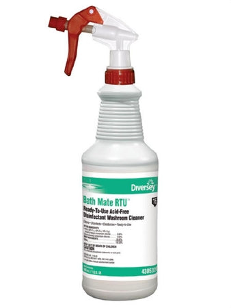 Lagasse Bath Mate RTU Surface Disinfectant Cleaner Non-acid Liquid 32 oz. Bottle Fresh Scent - DVO5516217