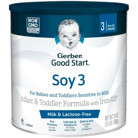 Nestle Healthcare Nutrition Gerber Good StartSoy Stage 3 Infant Formula 24 oz. Can Powder - 5000012586