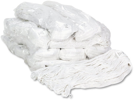 Boardwalk - Wet String Mop Head Looped-end White Rayon Reusable - BWK4024RCT