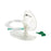Portex First Breath - 3-in-1 Mask Elongated Style Adult One Size Fits Most Adjustable Head Strap - 001123