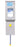 Diversey J-Fill Uno - Chemical Dispenser Gray Stainless Steel Push Button Wall Mount - DVS5753036