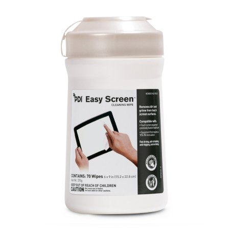 Easy Screen - Surface Cleaner Premoistened Alcohol Based Manual Pull Wipe 70 Count Canister Alcohol Scent NonSterile - P03672