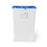 McKesson Prevent - Pharmaceutical Waste Container 24-3/5 H X 17-3/10 W X 13 L Inch 18 Gallon White Base / Blue Lid Vertical Entry Rotating Lid - 2257