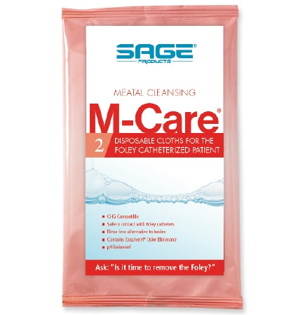 M-Care Meatal - Personal Wipe Soft Pack Purified Water / Methylpropanediol / Glycerin / Aloe Scented 2 Count - 7953
