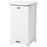 Rubbermaid Defenders - Trash Can 12 gal. Square White Steel Step On - FGST12EPLWH