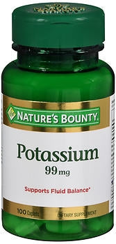 US Nutrition Nature's Bounty Joint Health Supplement Potassium 99 mg Strength Caplet 100 per Bottle - 74312001110