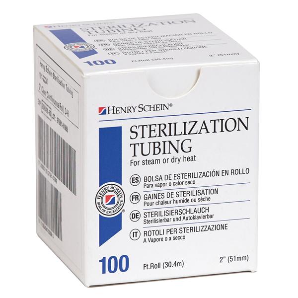 Henry Schein Tubing Sterilization 2 In Clear 100'/Rl, 12 Rl/Ca 9020