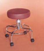 Galaxy Enterprises - Doctors Stool Pneumatic Cylinder Height Adjustment Mushroom Beige - 1135MUSHROOMBEIGE