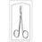 Merit - Iris Scissors 3-1/2 Inch Length Floor Grade Stainless Steel Sterile Finger Ring Handle Straight - 96-2497M