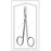 Econo - Iris Scissors 3-1/2 Inch Length Floor Grade Stainless Steel Sterile Finger Ring Handle Straight Sharp Tip / Sharp Tip - 96-2497