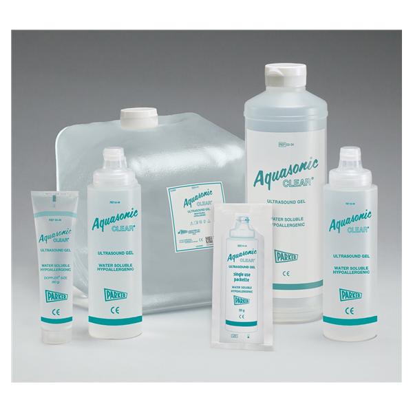 Parker Laboratories Inc Gel Ultrasound Aquasonic Clear 1Ltr/Bottle, 6 Bt/Bx - 12479