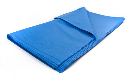 McKesson McKesson Argent Sterilization Wrap, 500 Grade Dark Blue 24 X 24 Inch Dual Layer SMS Polypropylene - 158-62124