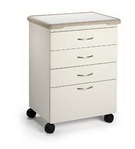 Midmark Mobile Treatment Cabinet 18 X 27 X 33 Inch 4 Drawers Whisper - 41A.649.KCN