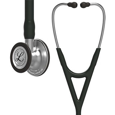 3M Littmann Cardiology IV - Cardiology Stethoscope Black 1-Tube 22 Inch Tube Double-Sided Chestpiece - 6151