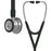 3M Littmann Cardiology IV - Cardiology Stethoscope Black 1-Tube 22 Inch Tube Double-Sided Chestpiece - 6151