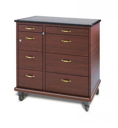 Capsa Solutions VM5PC Series Medication Cart 25.2 X 43.5 X 44.7 Inch - VM5-PC