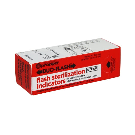 Duo-Flash Sterilization Chemical Indicator Strip Steam 4 Inch