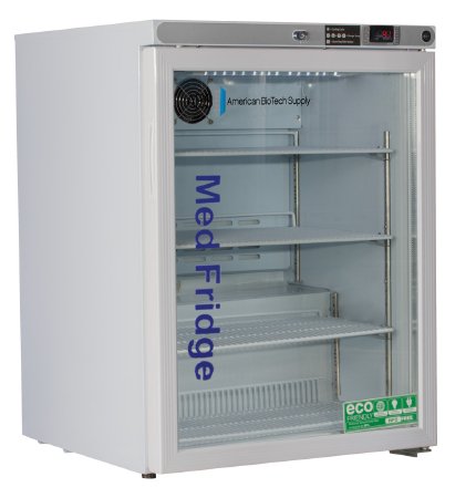 Horizon Scientific Inc ABS Undercounter Refrigerator Pharmaceutical 5.2 cu.ft. 1 Swing Glass Door Automatic Defrost - PH-ABT-HC-UCFS-0504G