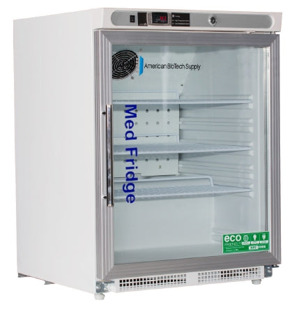 Horizon Scientific Inc ABS Undercounter Refrigerator Pharmaceutical 4.5 cu.ft. 1 Glass Door Automatic Defrost - PH-ABT-HC-UCBI-0404G-LH