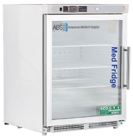 Horizon Scientific Inc ABS Undercounter Refrigerator Pharmaceutical 4.5 cu.ft. 1 Glass Door Automatic Defrost - PH-ABT-HC-UCBI-0404G-LH