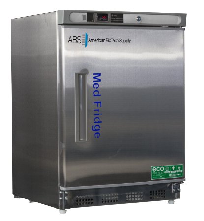 ABS - Undercounter Refrigerator Pharmaceutical 4.5 cu.ft. 1 Swing Door Cycle Defrost - PH-ABT-HC-UCBI-0404SS