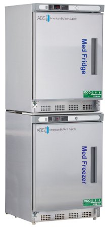 ABS - Refrigerator / Freezer Pharmaceutical 9 cu.ft. 2 Swing Doors Left Hinged Cycle / Manual Defrost - PH-ABT-HC-RFC9SS-LH