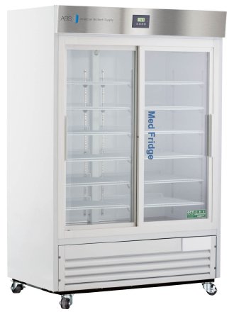 ABS - Refrigerator Pharmaceutical 47 cu.ft. 2 Sliding Glass Doors Cycle Defrost - Horizon Scientific - PH-ABT-HC-47G