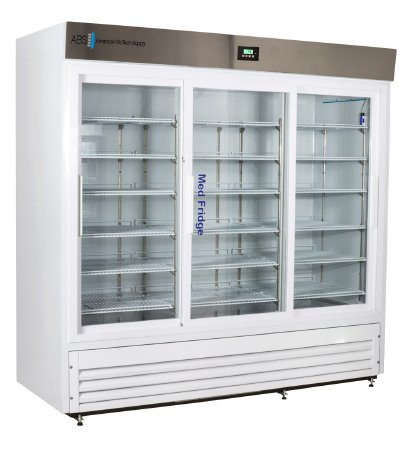 ABS - Refrigerator Pharmaceutical 72 cu.ft. 3 Swing Glass Doors Cycle Defrost - PH-ABT-HC-72G