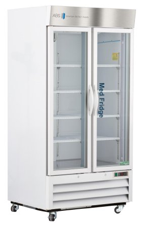 ABS - Refrigerator Pharmaceutical 36 cu.ft. 2 Swing Glass Doors Cycle Defrost - PH-ABT-HC-S36G