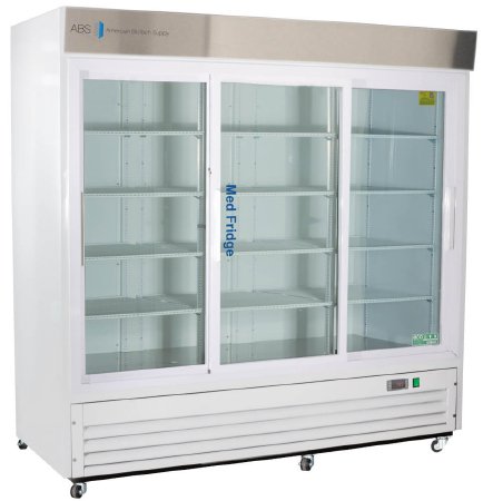 ABS - Refrigerator Pharmaceutical 69 cu.ft. 3 Sliding Glass Doors Cycle Defrost - PH-ABT-HC-S69G