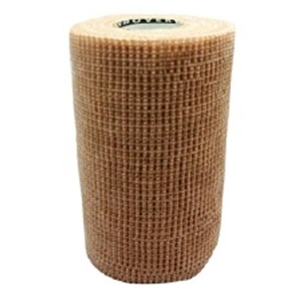 Andover Coated Products Tape Compression Powerflex Elastic 2"X6Yd Cohesive Tan 24/Ca - 3720TN-024