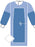 Invenio Healthcare ComfortGuard Film Reinforced Surgical Gown with Towel X-Large Unisex AAMI Level 3 Sterile Blue - I90-1230-S1