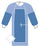 Invenio Healthcare ComfortGuard Film Reinforced Surgical Gown with Towel Large Unisex AAMI Level 3 Sterile Blue - I90-1220-S1