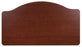 Graham-Field Headboard Center Crown / T-Mold Edges Solar Oak - H02T42S