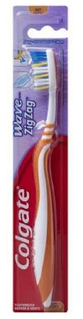 Colgate Colgate Wave ZigZag Toothbrush Orange Soft - CN01375A